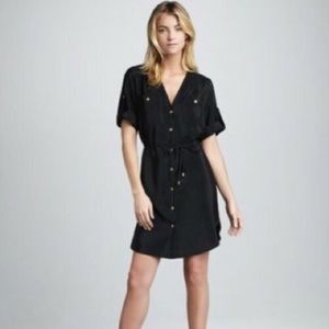 Amanda Uprichard Navy Shirt Dress